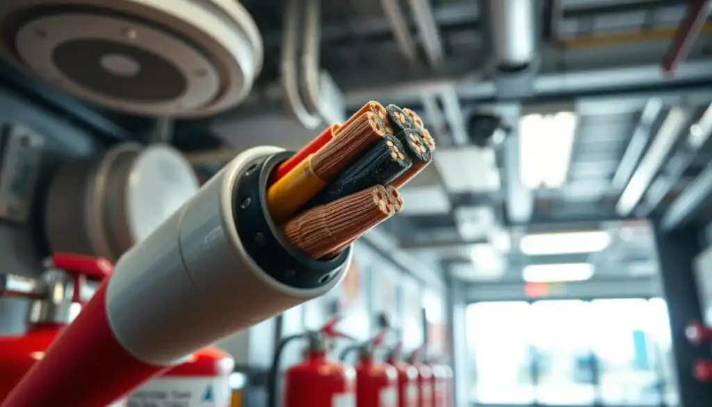 cabo alarme incendio