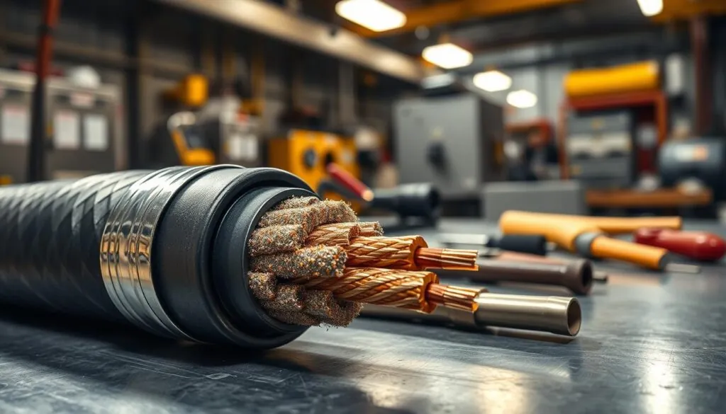 cabo blindado de alta resistência